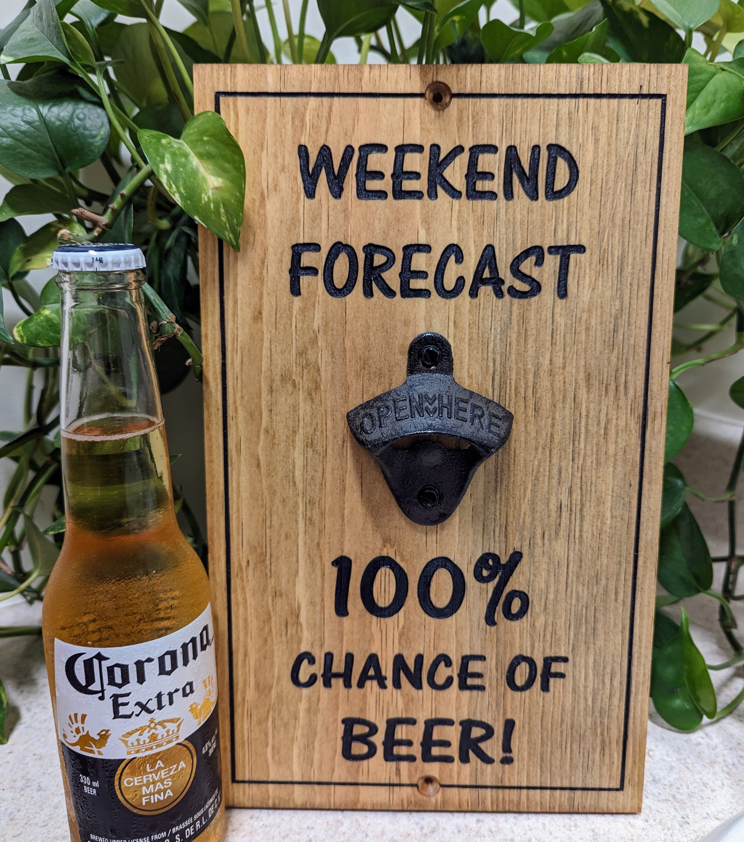 Cooler mounted best sale bottle opener